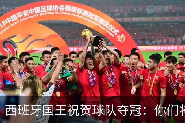 西班牙国王祝贺球队夺冠：你们将载入西班牙足球和体育的历史